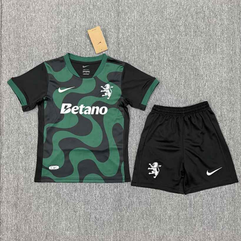 25 26 Lisbon third Away kid kits 25 26 里斯本 二客 儿童套装