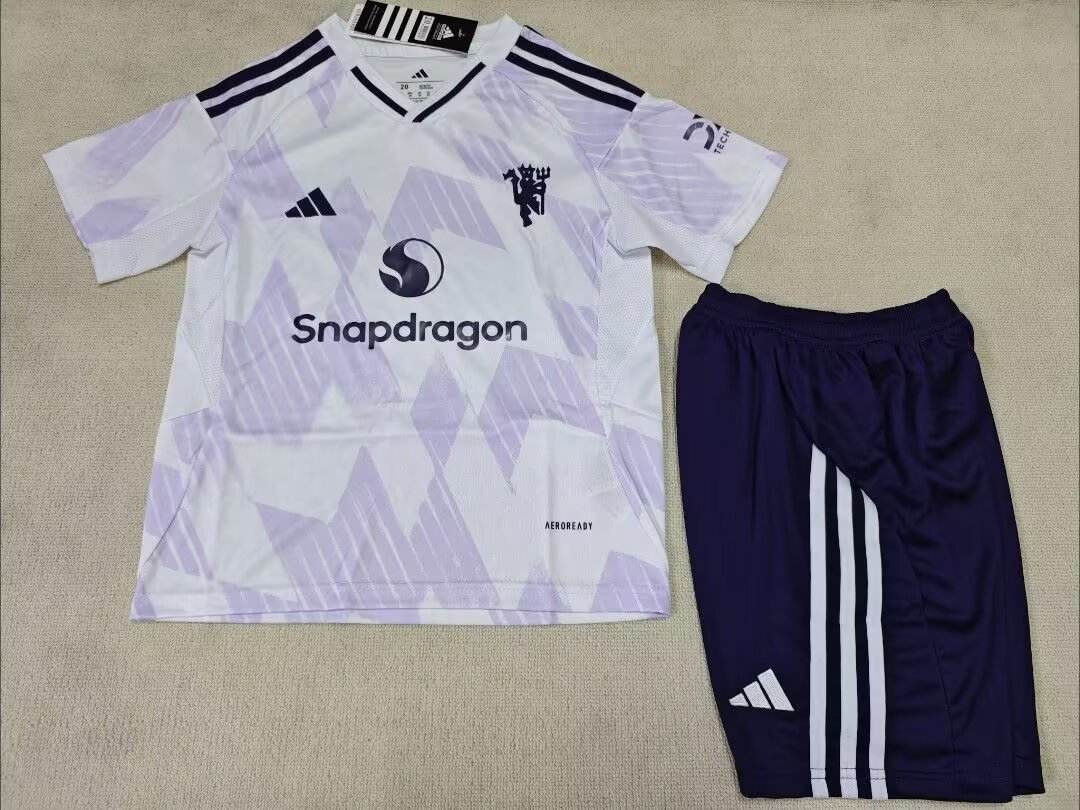 25 26 Man United away Kids kit 25 26 曼联 客场 孩子套装