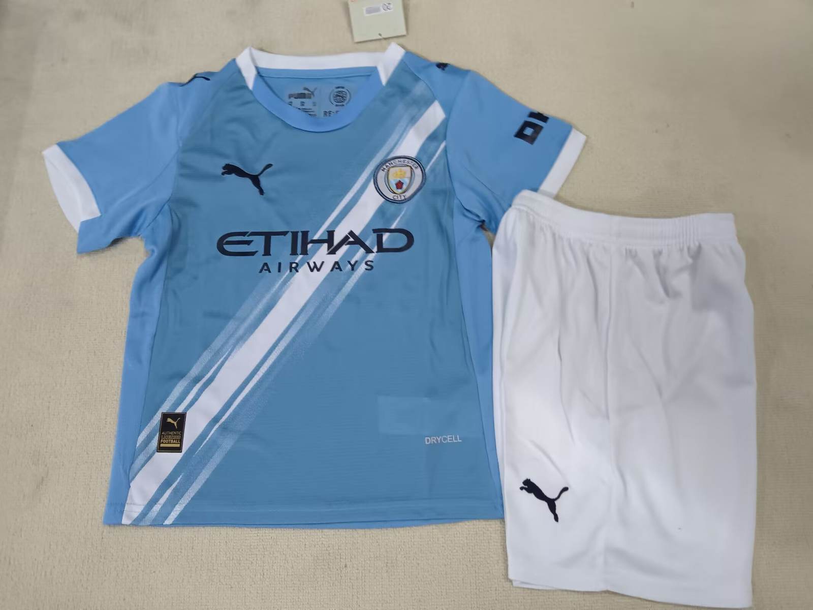 25 26 Manchester City home Kids suit 25 26 曼城 主场 孩子套装