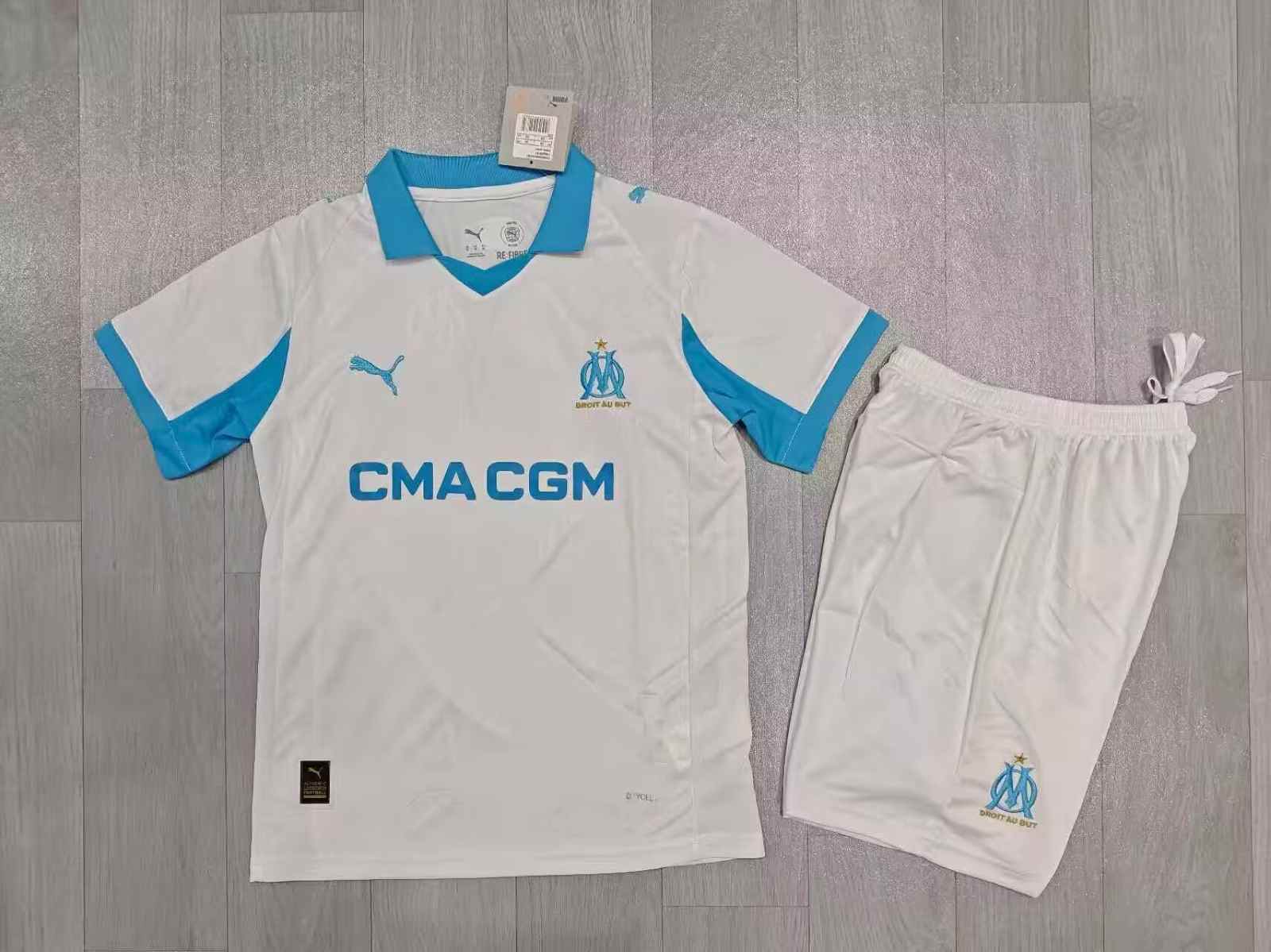 25 26 Marseille home kid kits 25 26 马赛 主场 孩子套装