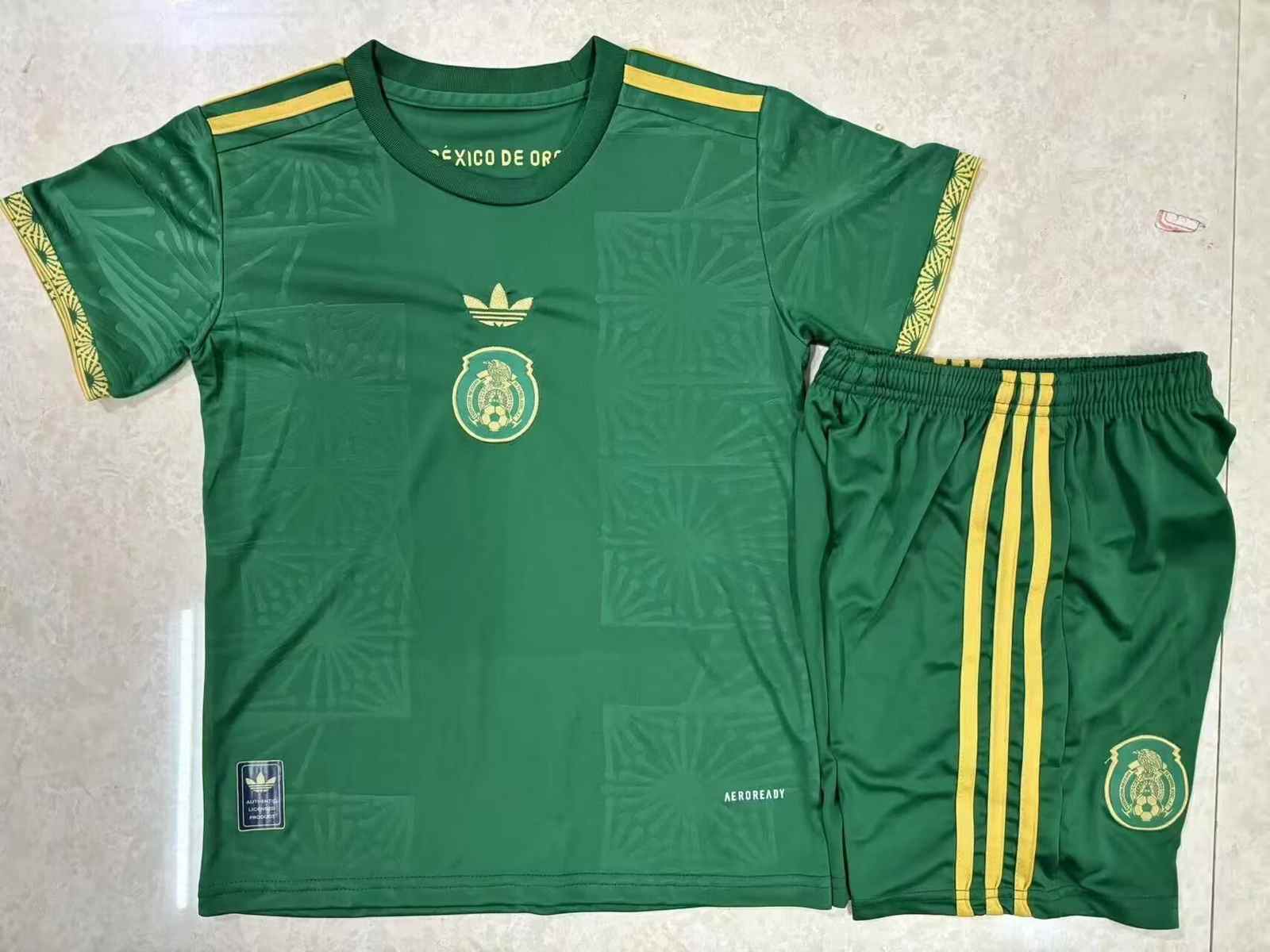 25 26 Mexico green kid kits 25 26 墨西哥 金杯 绿色 孩子套装