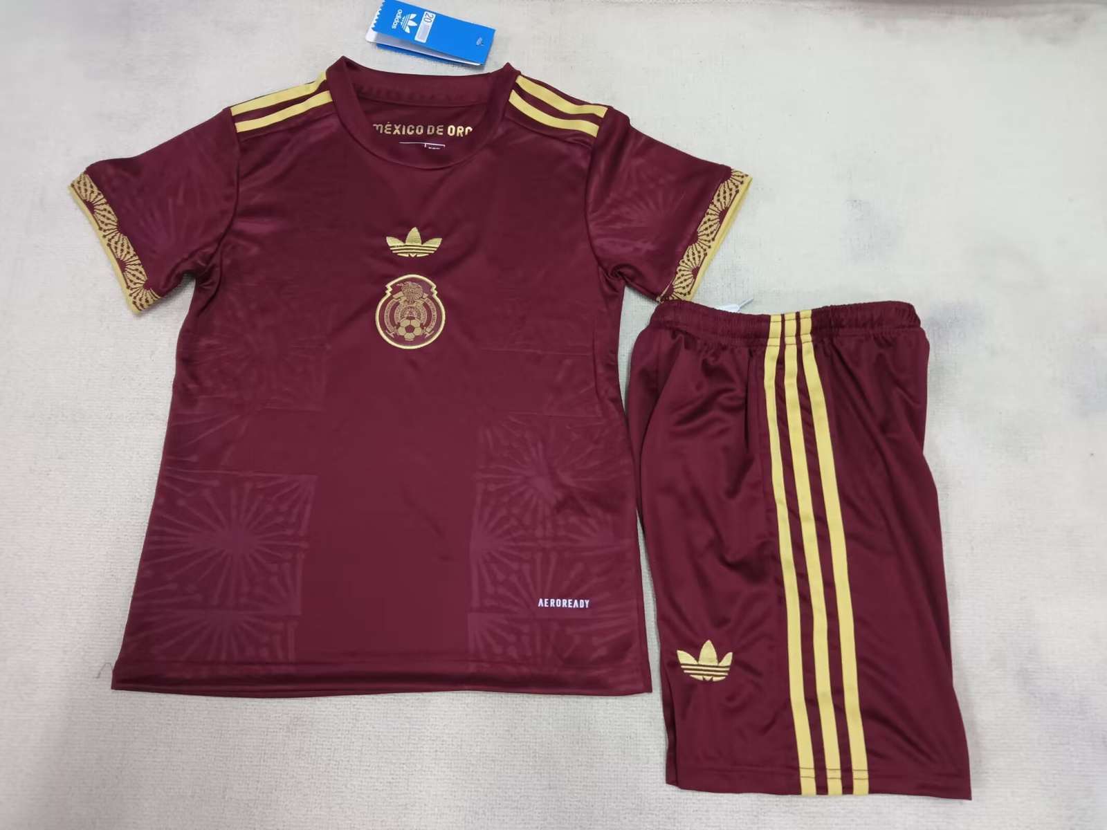 25 26 Mexico red kids suit 25 26 墨西哥 红色 孩子套装