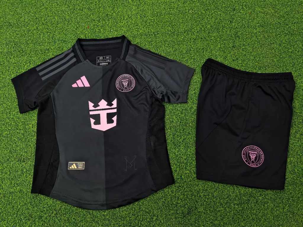 25 26 Miami black player version kids kit 25 26 迈阿密 黑色 球员 儿童套装