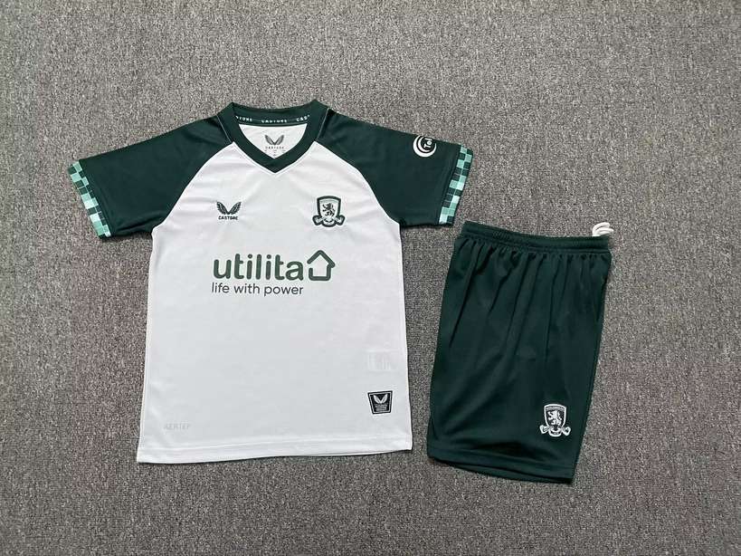 25 26 Middlesbrough third Away Kids Kit 25 26 米德尔斯堡 二客 孩子套件
