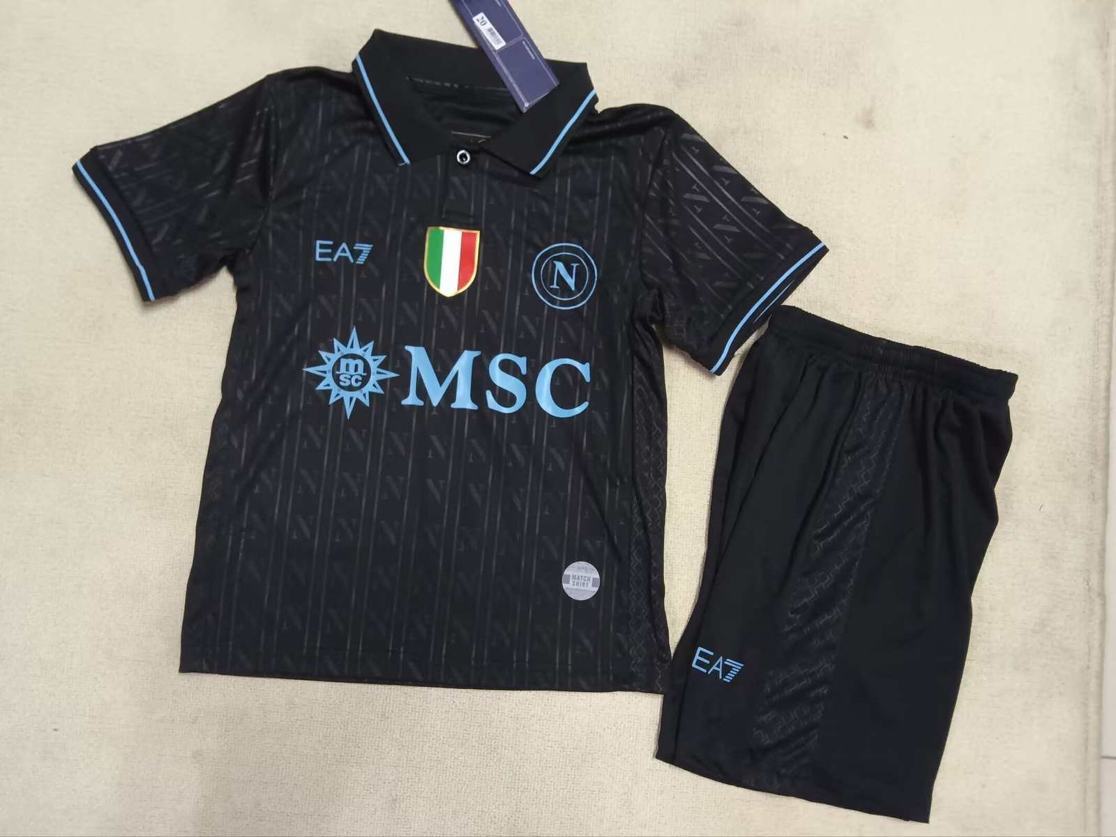 25 26 Napoli third away children's kit 25 26 那不勒斯 二客 孩子套件