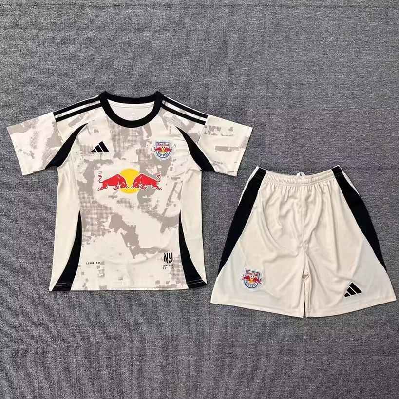 25 26 New York Red Bull away kid kits 25 26 纽约红牛 客场 儿童套装