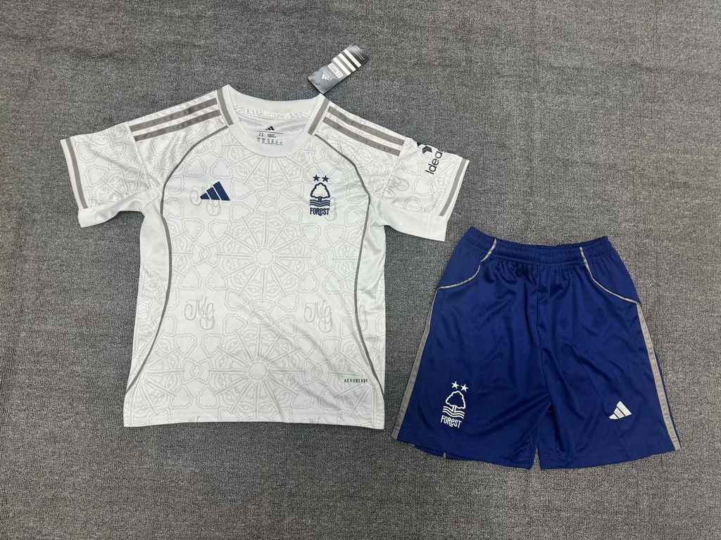 25 26 Nottingham Forest away kids kit 25 26 诺丁汉森林 客场 儿童套装