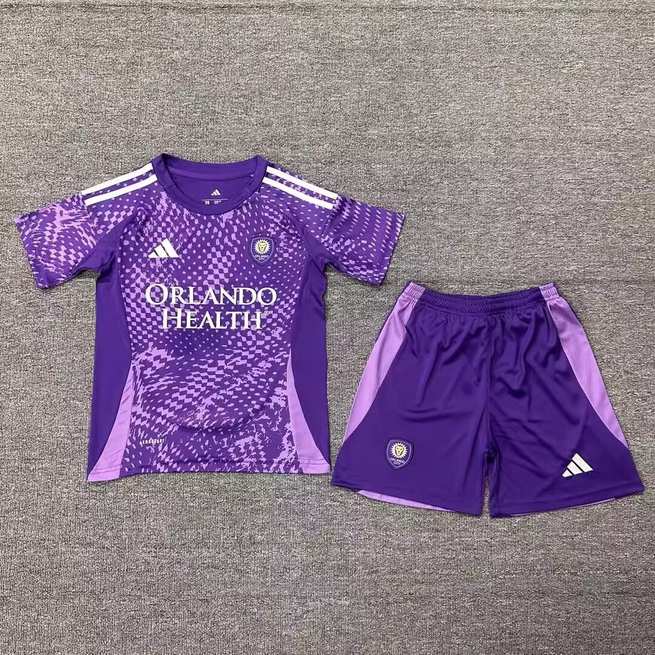 25 26 Orlando City Home Kids set 25 26 奥兰多城 主场 孩子套装