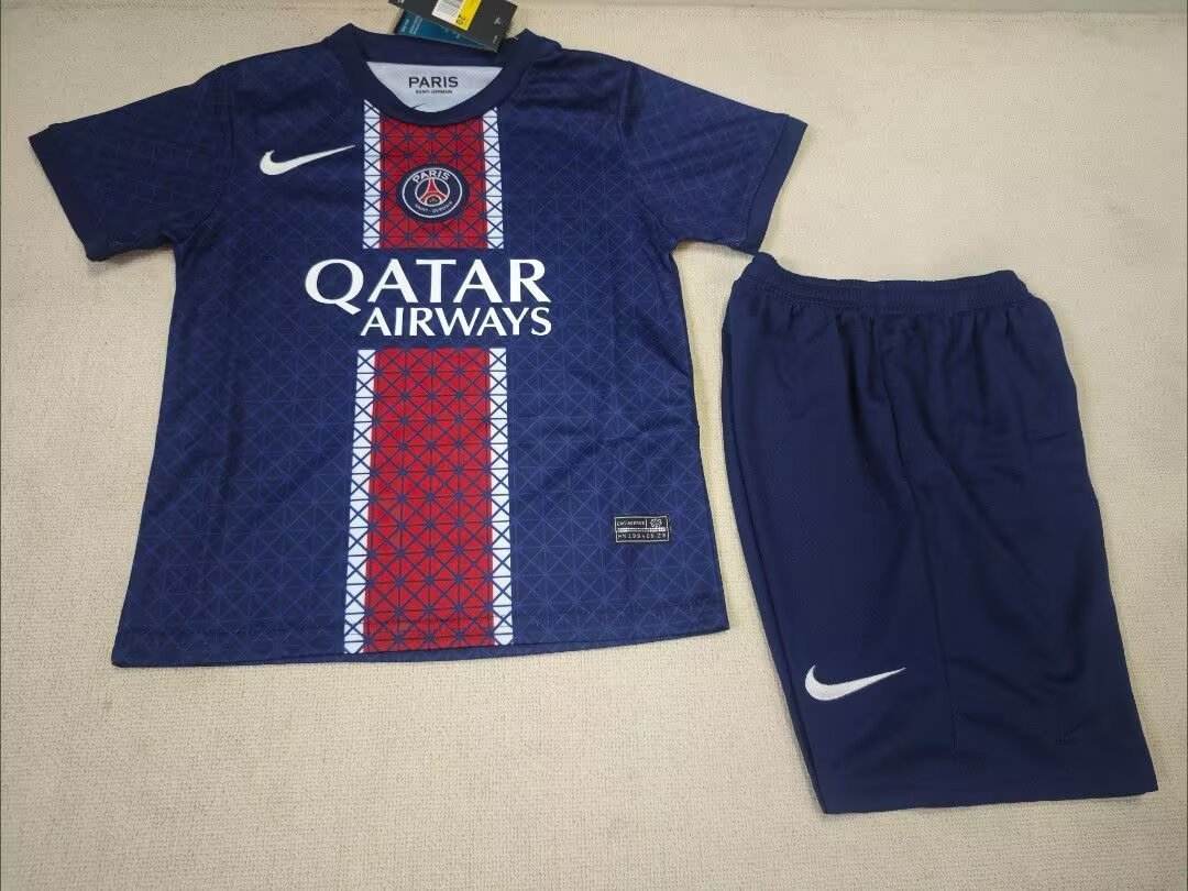 25 26 PSG Paris Home Children's Set 25 26 巴黎 主场 孩子套装
