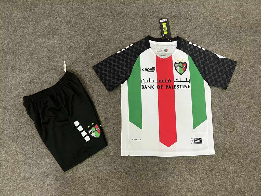 25 26 Palestino home kids kit 25 26 巴勒斯坦人 主场 儿童套装
