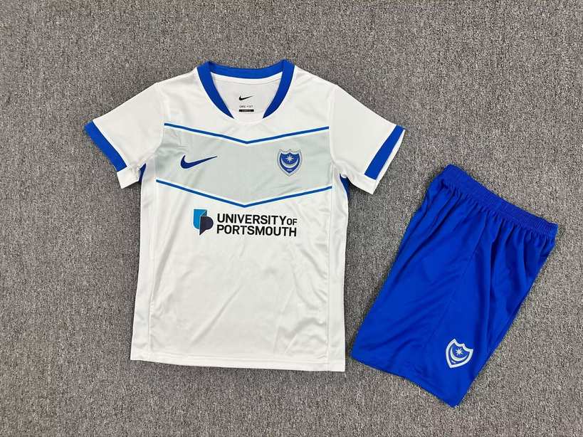 25 26 Portsmouth Away Kids Kit 25 26 朴茨茅斯 客场 孩子套装