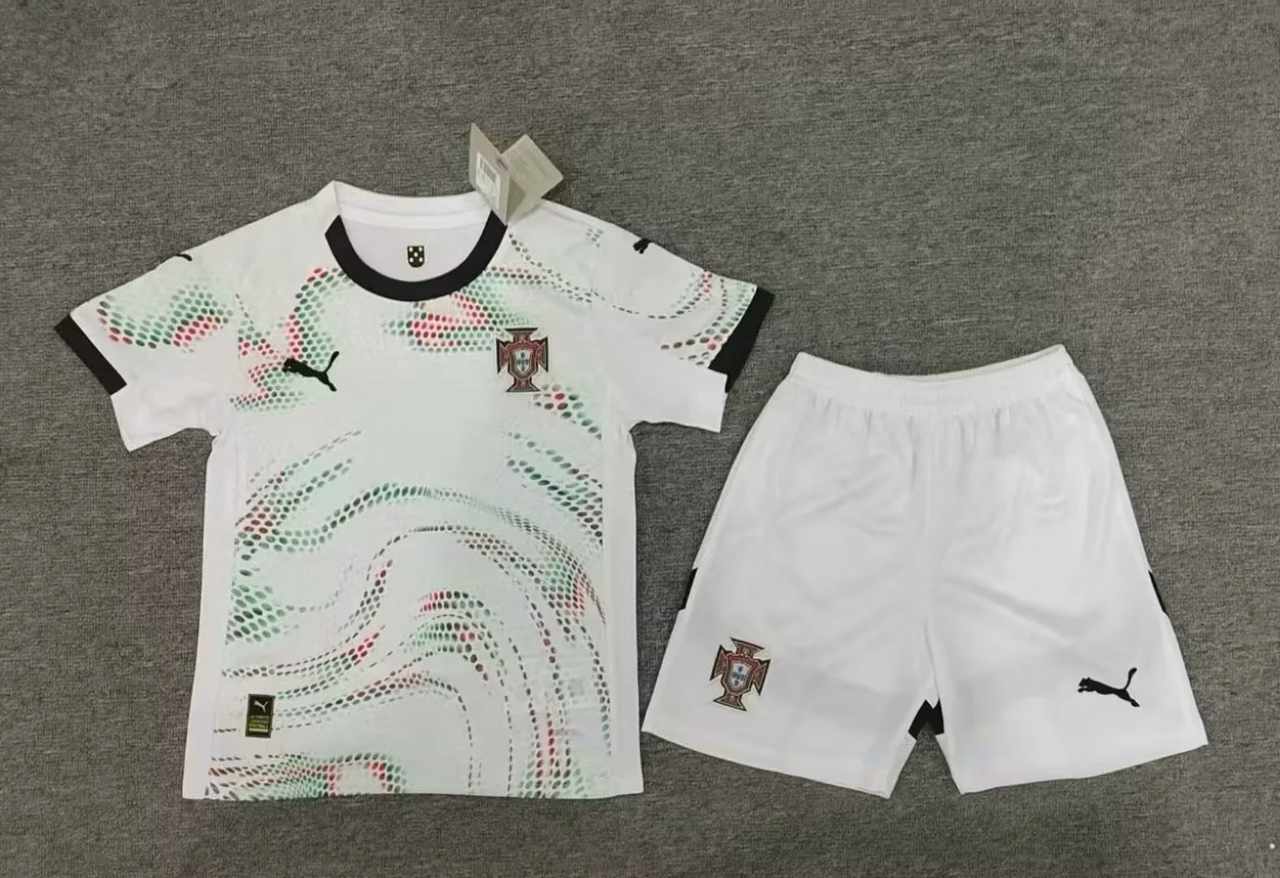 25 26 Portugal away kids kit 25 26 葡萄牙 客场 儿童套装