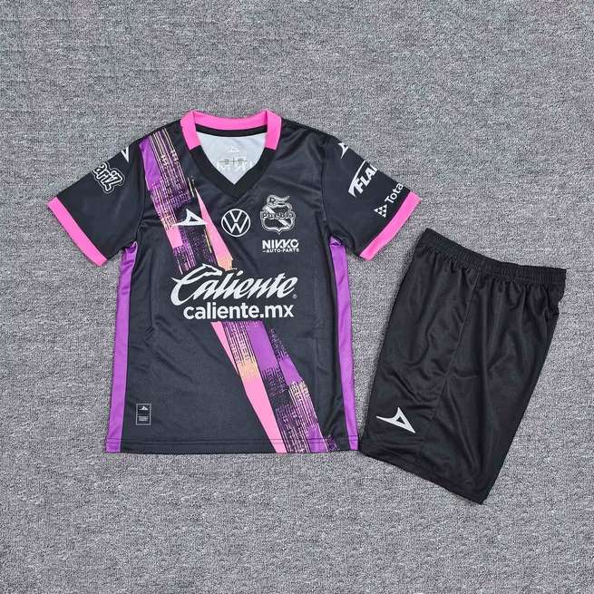 25 26 Puebla Away Kids Kit 25 26 普埃布拉 客场 孩子套装