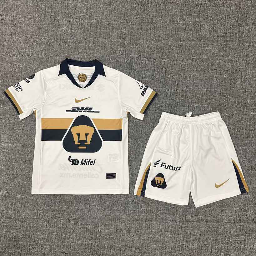 25 26 Pumas home Kids Set 25 26 美洲狮 主场 孩子套装