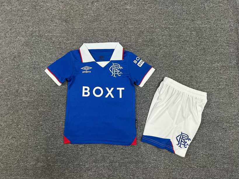 25 26 Rangers home kid kits 25 26 流浪者 主场 孩子套装