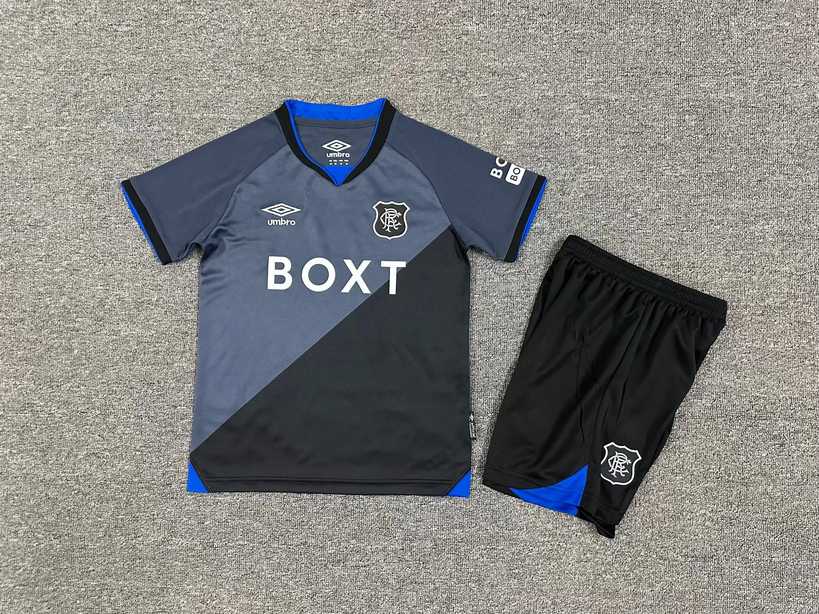 25 26 Rangers third away kids kit 25 26 流浪者 二客 儿童套装