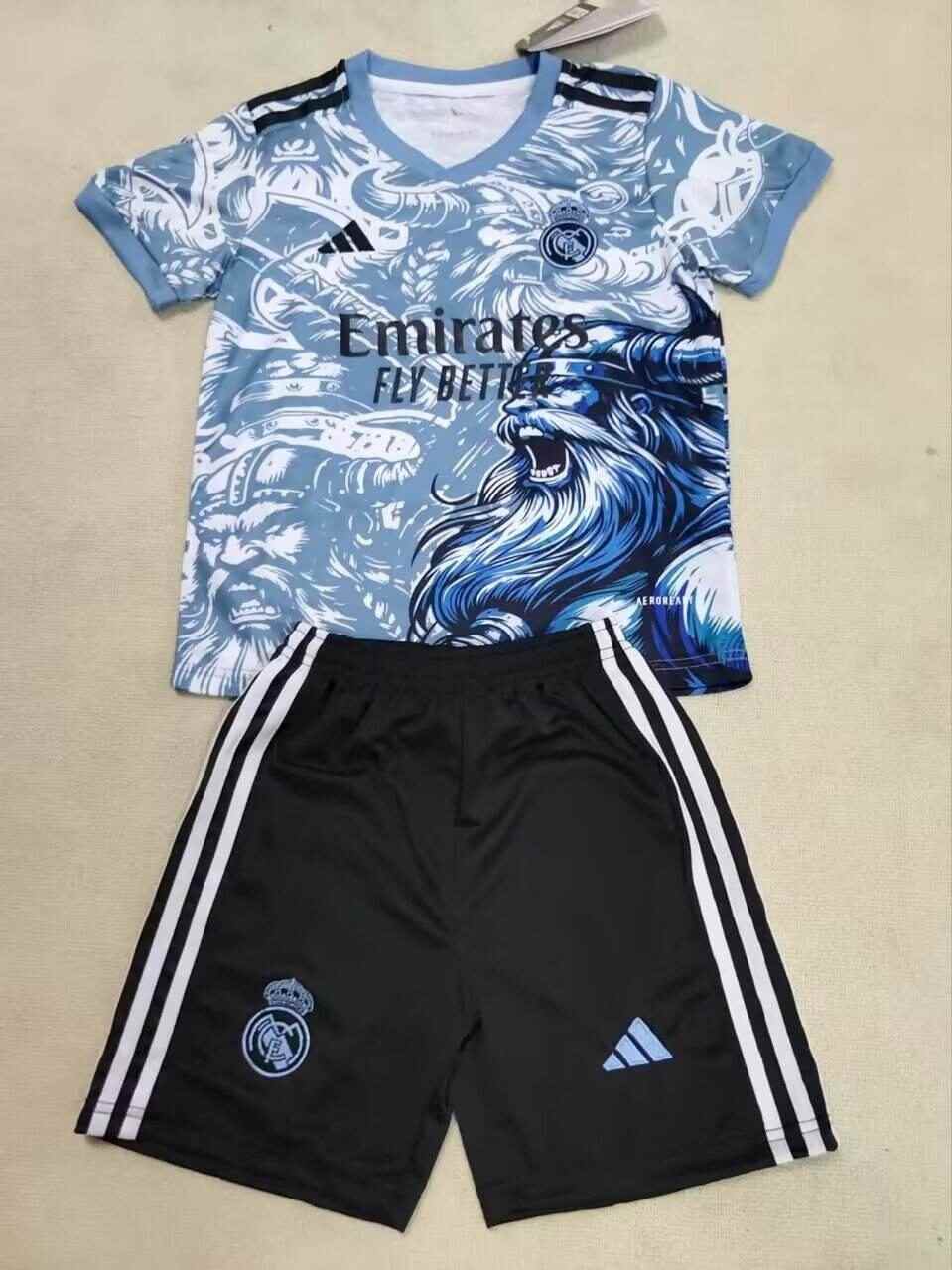25 26 Real Madrid special version kid kits 25 26 皇马 特别版牛头人 孩子套装