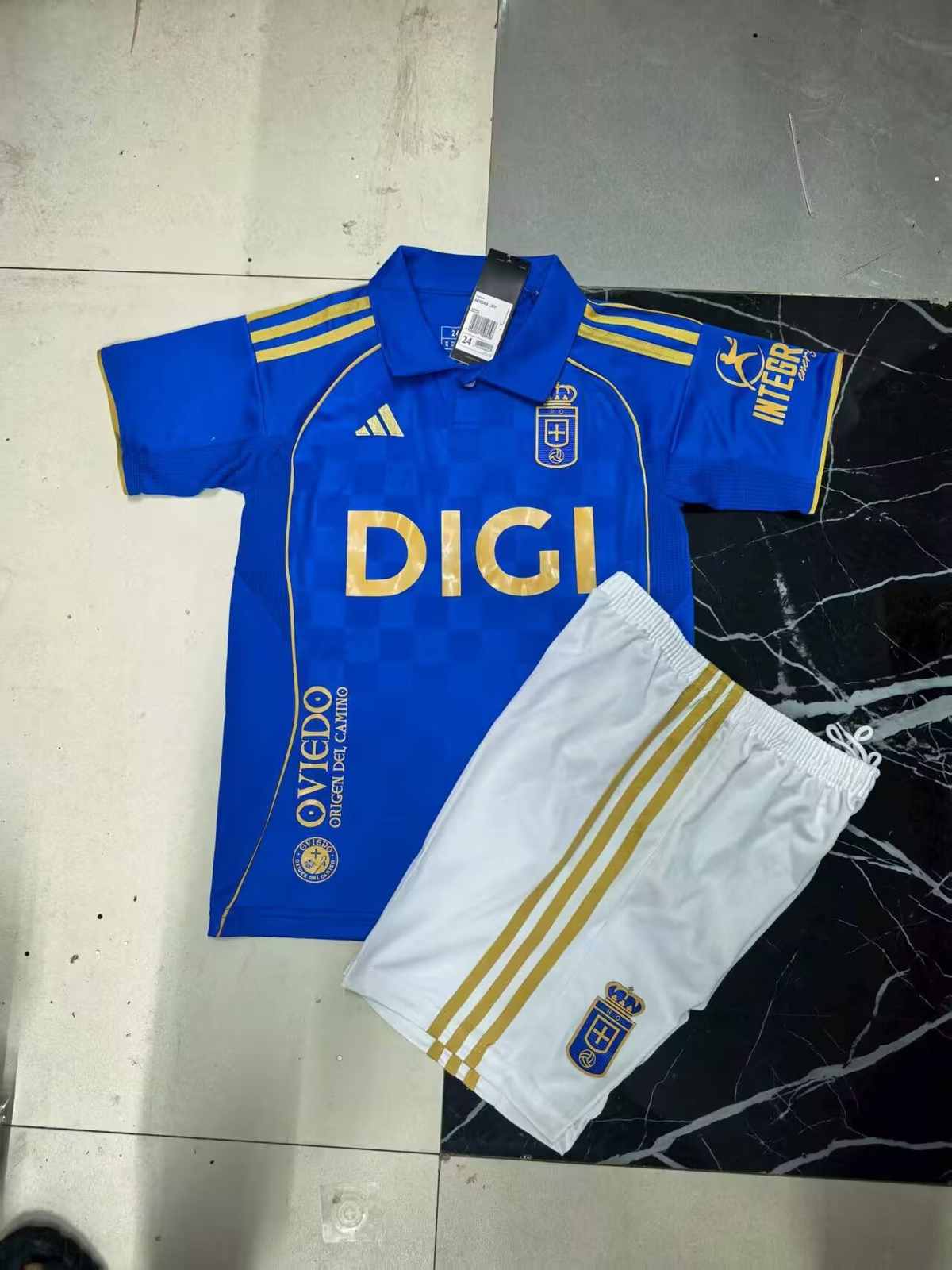 25 26 Real Oviedo home kid kits 25 26 奥维耶多 主场 孩子套装
