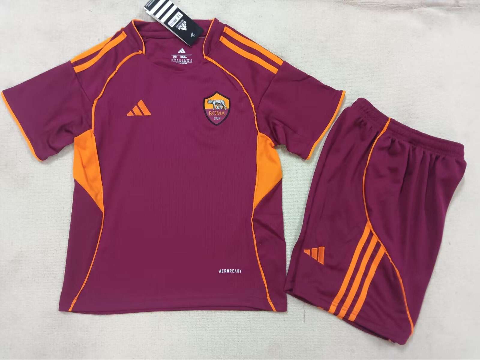 25 26 Roma Home kid kits 25 26 罗马 主场 儿童套装