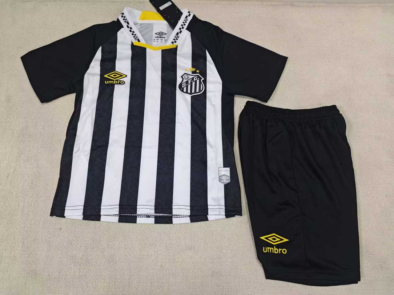 25 26 Santos away kids kit 25 26 桑托斯 客场 儿童套装