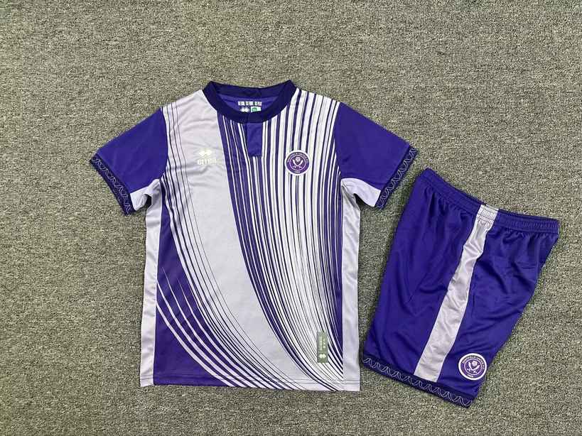 25 26 Sheffield United third away kid kits 25 26 谢菲尔德联 二客 儿童套装