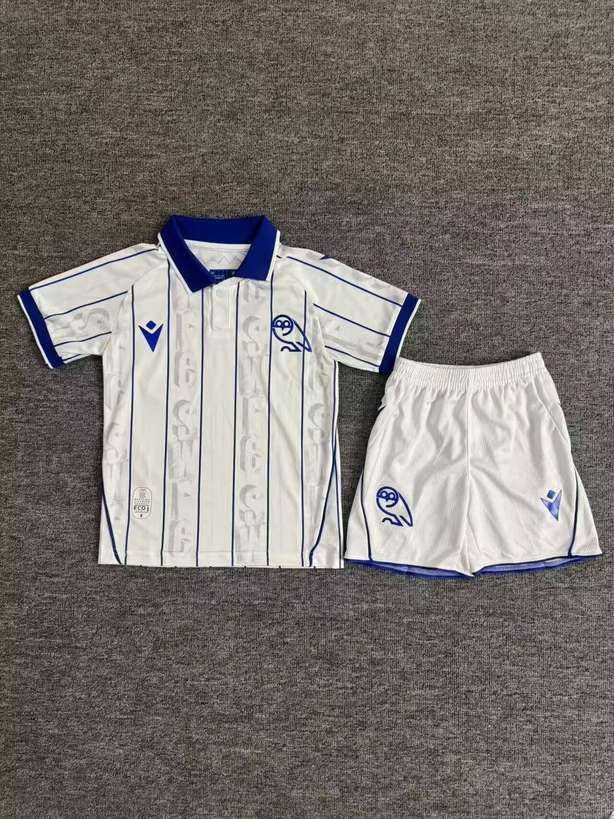 25 26 Sheffield Wednesday third away children's kit 25 26 谢周三 二客 孩子套件