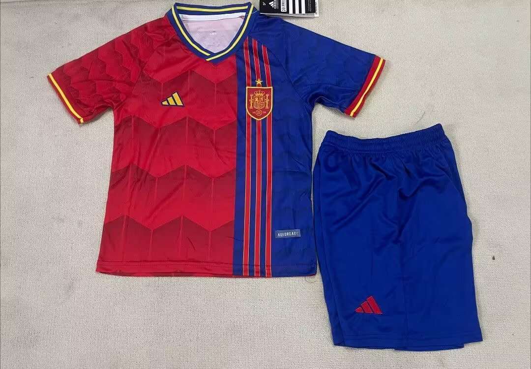 25 26 Spain Home Kids Kit 25 26 西班牙 主场 孩子套装