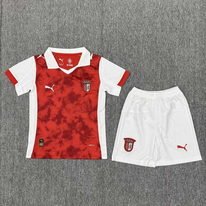 25 26 Sporting Braga home kid kits 25 26 布拉加 主场 儿童套装