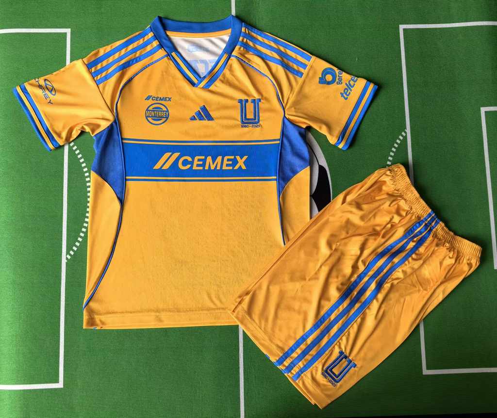 25 26 Tigres home kids kit 25 26 老虎 主场 儿童套装