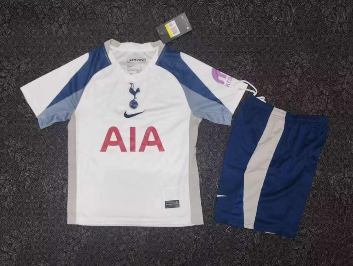 25 26 Tottenham Hotspur Home Kids Kit 25 26 热刺 主场 孩子套装