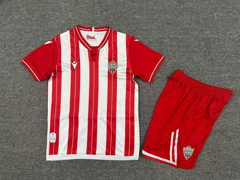 25 26 UD Almería home kid kits 25 26 阿尔梅里亚 主场 孩子套装