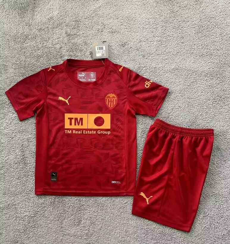 25 26 Valencia away kid kits 25 26 瓦伦西亚 客场 孩子套装