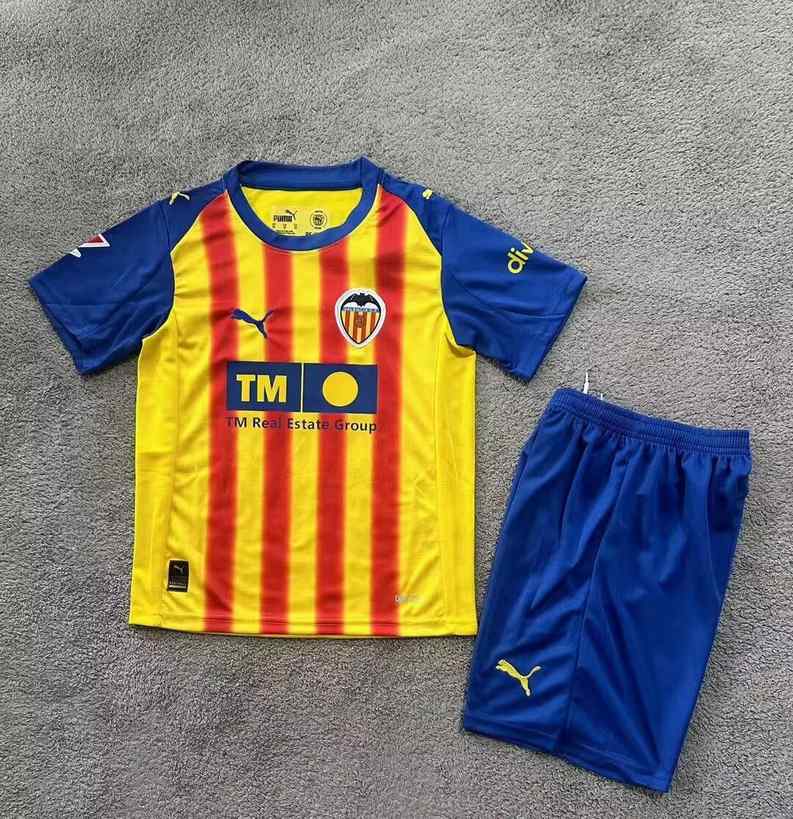 25 26 Valencia third away kid kits 25 26 瓦伦西亚 二客 孩子套装