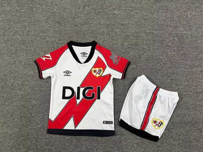 25 26 Vallecano home kid kits 25 26 巴列卡诺 主场 儿童套装