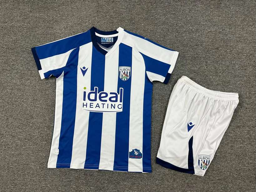 25 26 West Bromwich Albion home kid kits 25 26 西布朗 主场 儿童套装