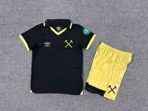 25 26 West ham third away kid kits 25 26 25 26 西汉姆联 二客 儿童套装