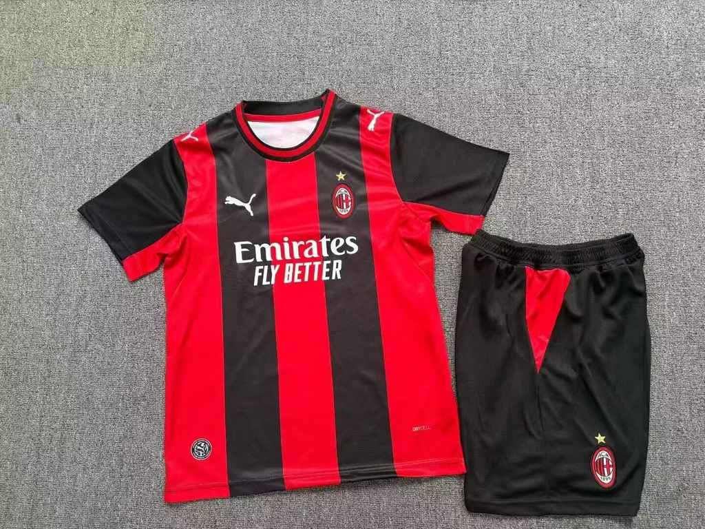 26 27 AC Milan home kid kits 26 27 AC主场 主场 儿童套装