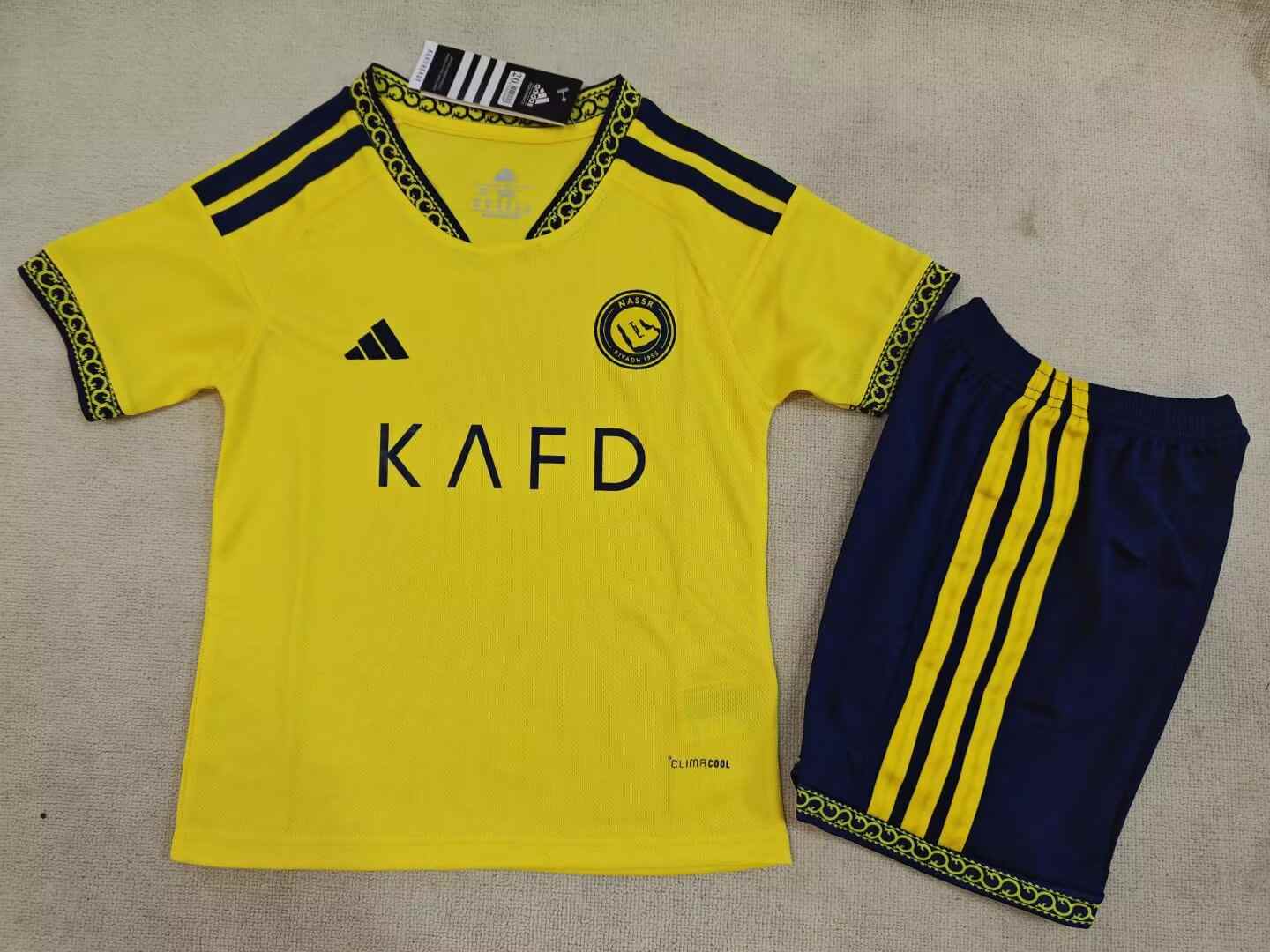 26 27 Al-Nassr FC Home Kids Kit 26 27 利雅得胜利 主场 孩子套件