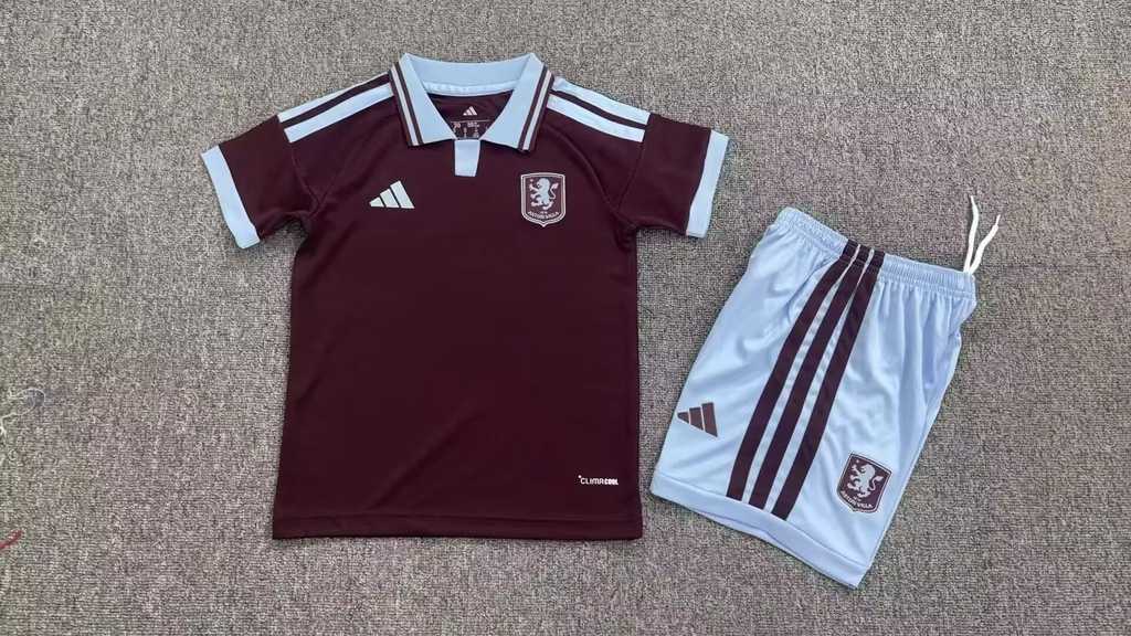 26 27 Aston Villa Home Kids Kit 26 27 阿斯顿维拉 主场 孩子套件