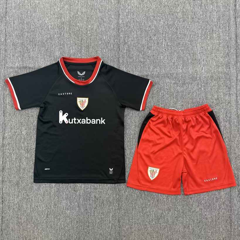 26 27 Athletic Bilbao away kid kits 26 27 毕尔巴鄂 客场 儿童套装