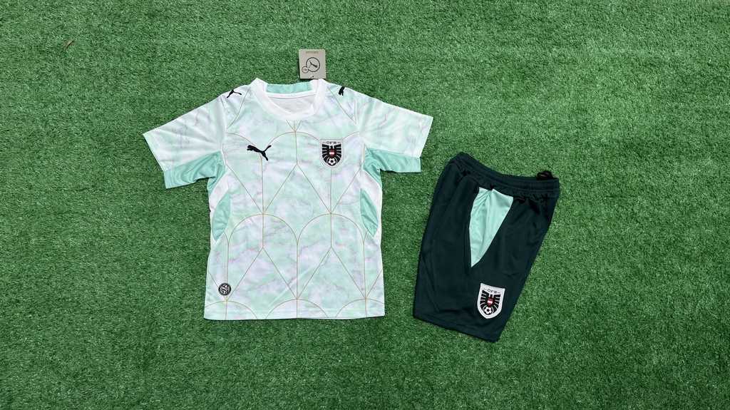 26 27 Austria away kid kits 26 27 奥地利 客场 儿童套装