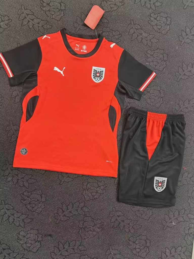 26 27 Austria home kid kits 26 27 奥地利 主场 儿童套装