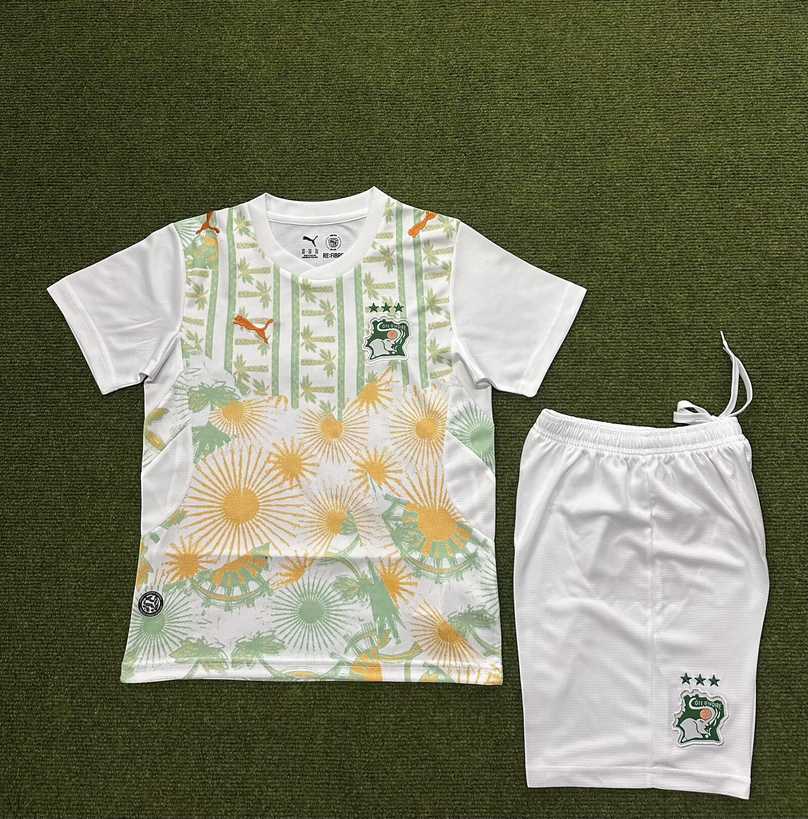 26 27 Cote d'Ivoire away children's kit 26 27 科特迪瓦 客场 孩子套件