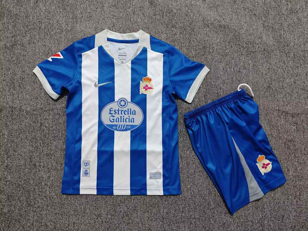 26 27 Deportivo La Coruna home children's kit 26 27 拉科鲁尼亚 主场 孩子套件