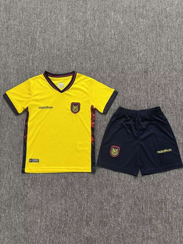 26 27 Ecuador home kid kits 26 27 厄瓜多尔 主场 孩子套件