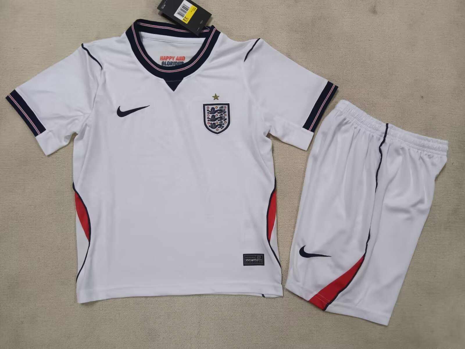 26 27 England Home Children's Set 26 27 英格兰 主场 孩子套装