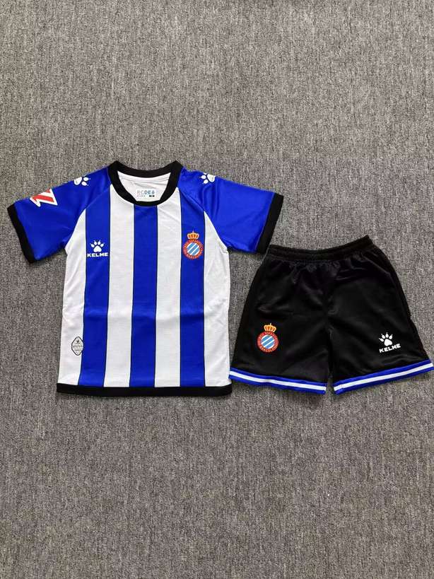 26 27 Espanyol home children's kit 26 27 西班牙人 主场 孩子套件
