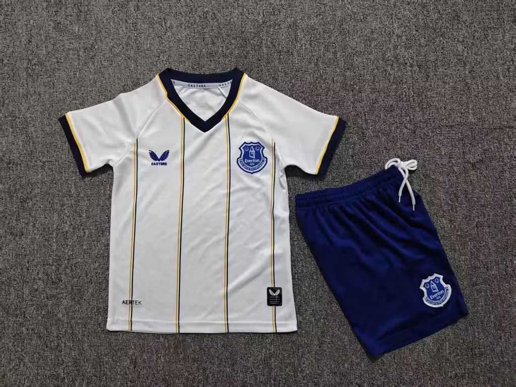 26 27 Everton away children's kit 26 27 埃弗顿 客场 孩子套件