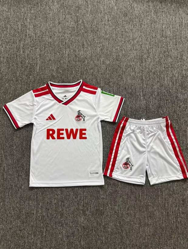 26 27 FC Köln home children's kit 26 27 科隆 主场 儿童套装