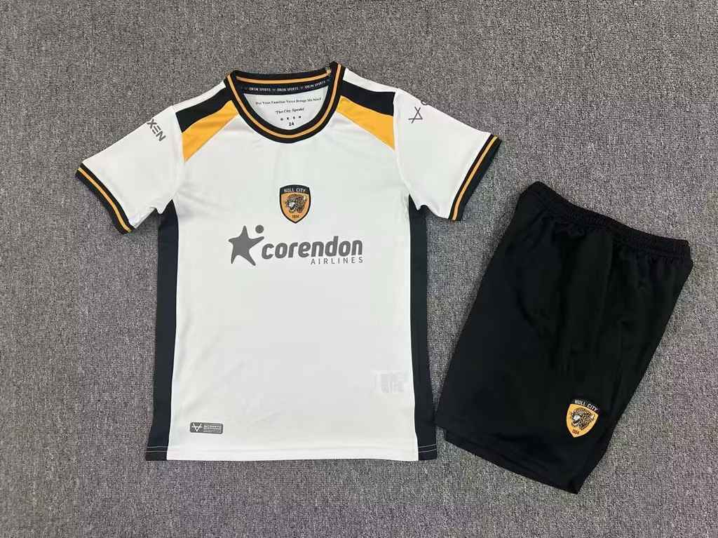 26 27 Hull City Away Kids Kit 26 27 赫尔城 客场 孩子套件